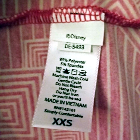 BNWT Disney Irma XXS - Picture 4 of 4